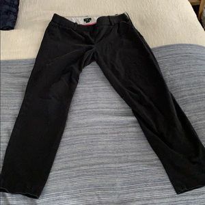 Black stretch city fit J. Crew pants, size 2